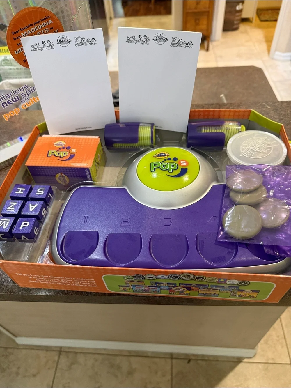 5/$25.00 Cranium Pop 5 Game teen kid family night games